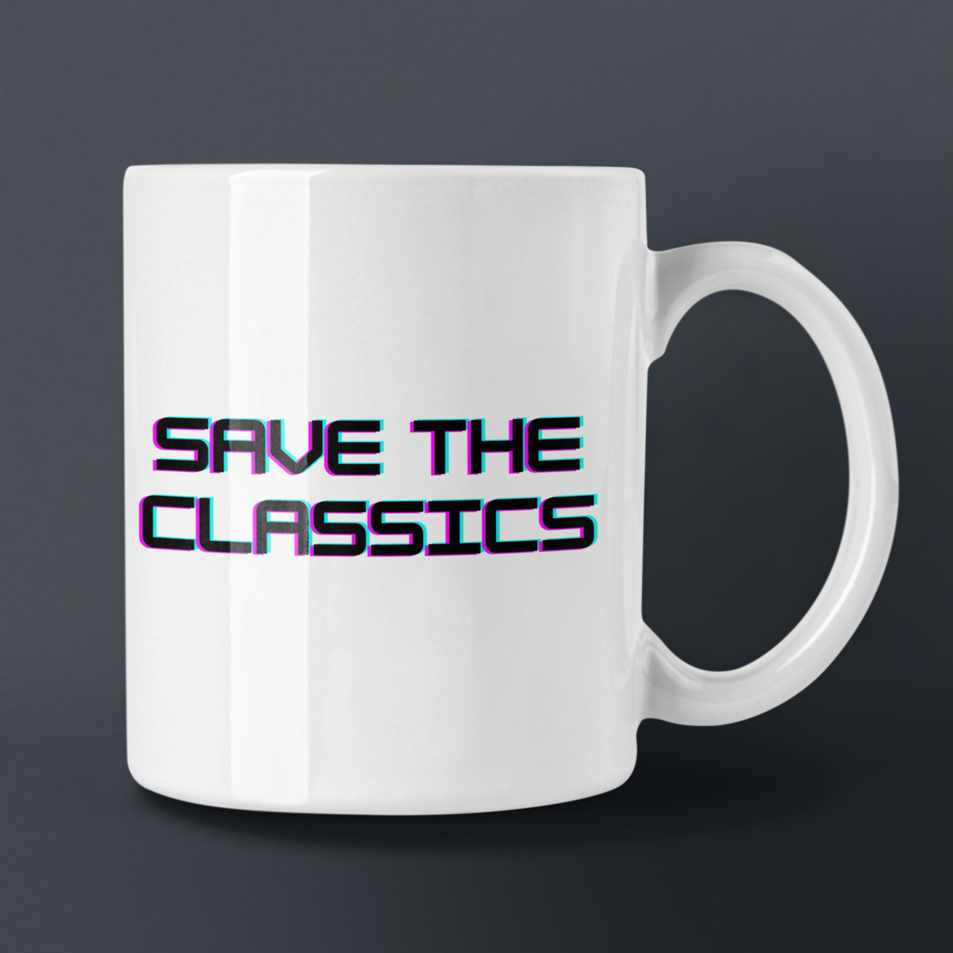 Tasse "Save the Classics" Version 3