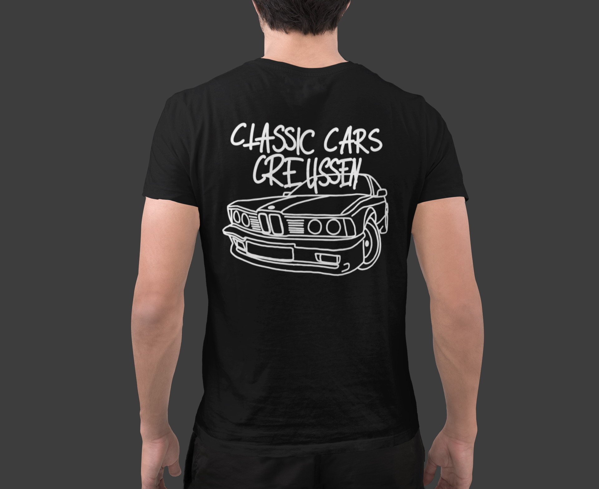 T-Shirt "Classic-Cars-Creussen" schwarz